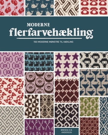 Moderne flerfarvehækling af Brenda K. B. Anderson